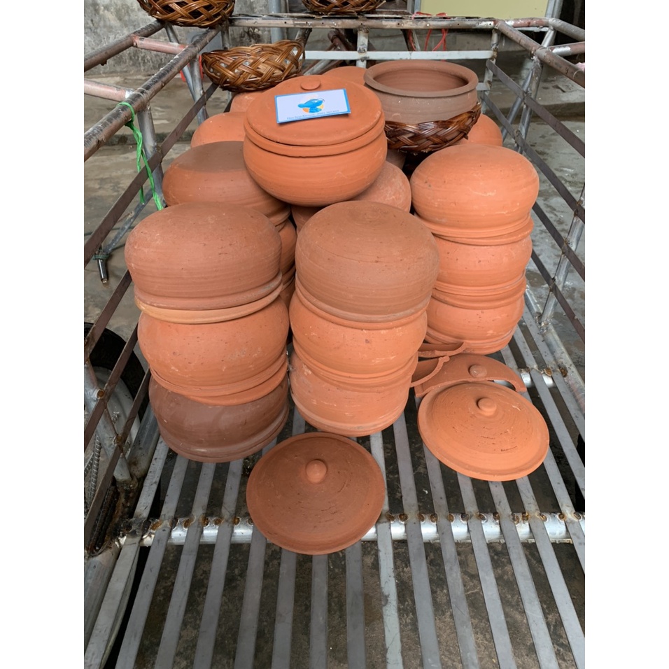 Niêu đất dỏ thố đất kho cá nâu cơm