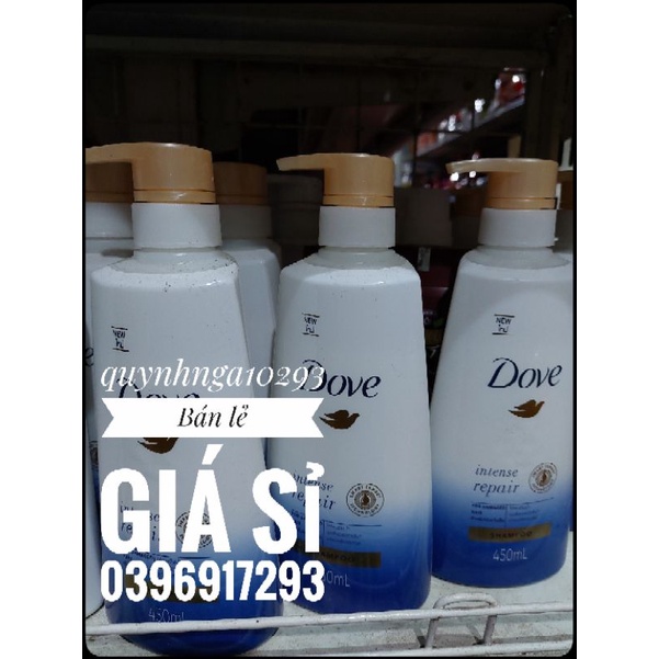 Dầu gội Dove thái 450ml chính hãng