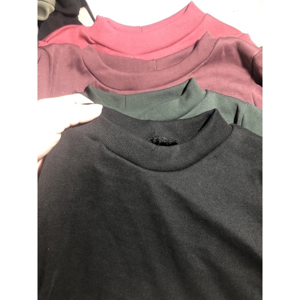 Áo len cao cổ ôm sát body cho nam chất đẹp và dày dặn