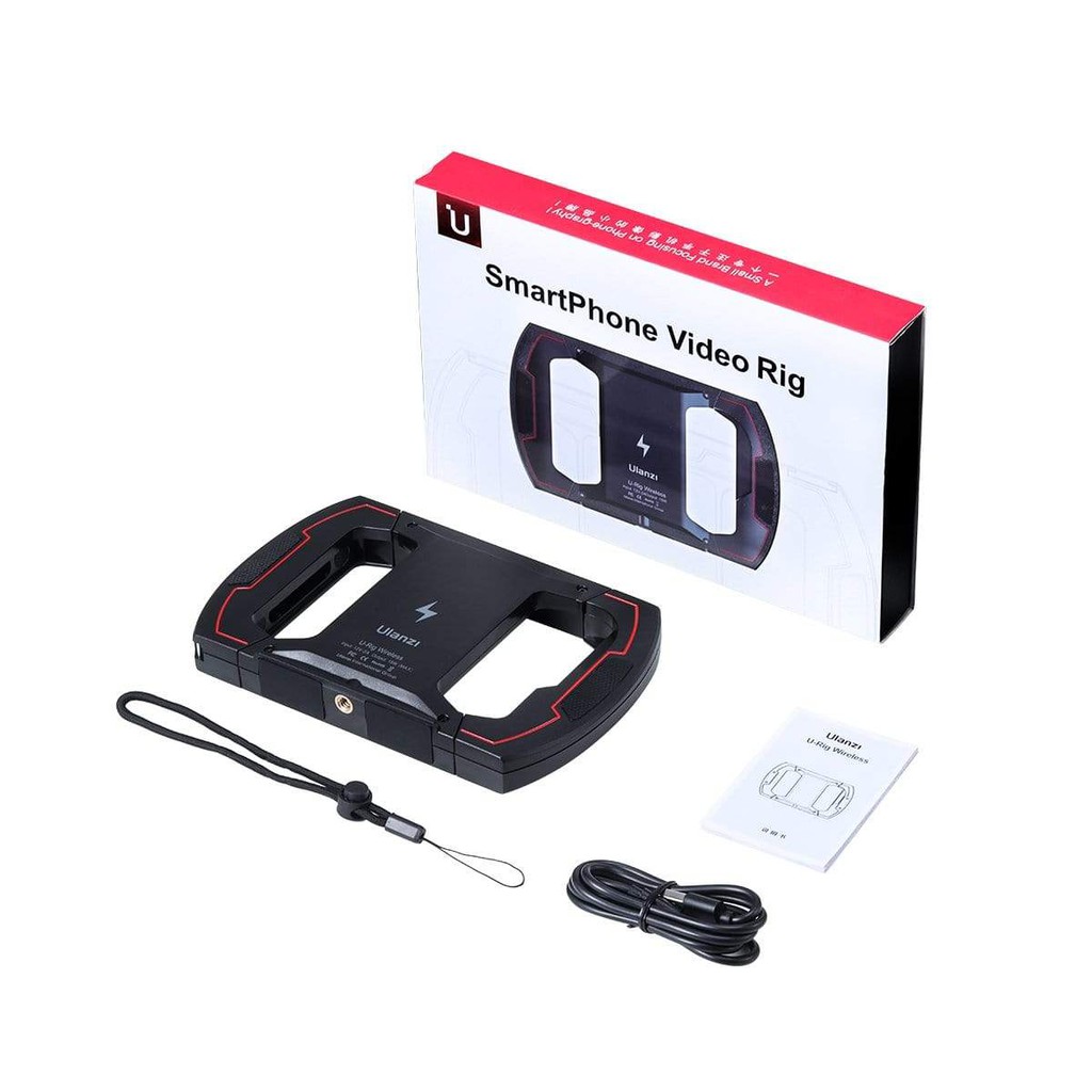 Khung Tay Cầm Quay Phim Tích Hợp Sạc Không Dây Ulanzi U-Rig Wireless Fast Charging Handheld Vlogging Cage