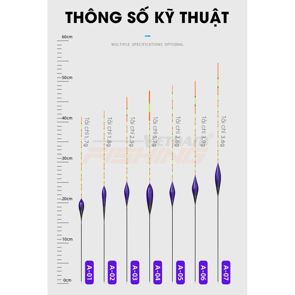 Phao câu đài Handing Nano ZA - chất liệu Nano cao cấp