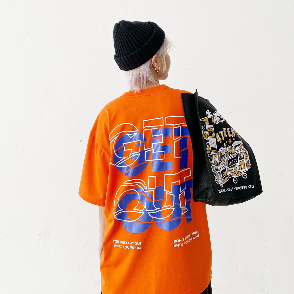 Áo thun GET OUT (Tặng kèm túi Tote)