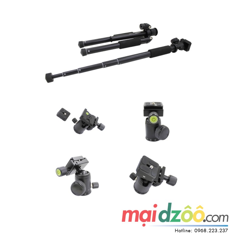 Chân Tripod Kiêm Monopod Cao Cấp YunTeng VCT-190