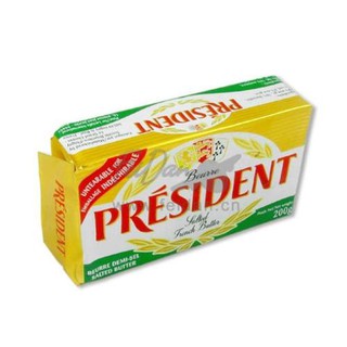 Bơ mặn President gói 125gr