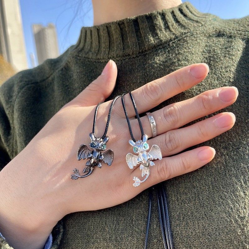 Nhẫn Đôi Hình Rồng Đen Siêu Ngầu Không Răng Có Thể Điều Chỉnh Cho Nam Và Nữ