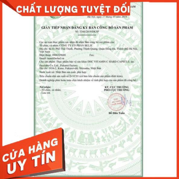 Viên uống DHC bổ sung vitamin C Nhật Bản