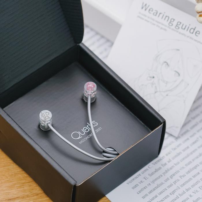 Tai nghe MOONDROP QUARKS có MIC đàm thoại 1 Dynamic Hifi Inear | Nhạc cụ Ballad Không lời Jazz | tai nghe giá rẻ