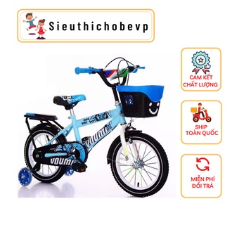Hình ảnh Xe đạp địa hình, xe đạp thể thao cho bé trai, xe đạp trẻ em từ 2-7 tuổi chính hãng