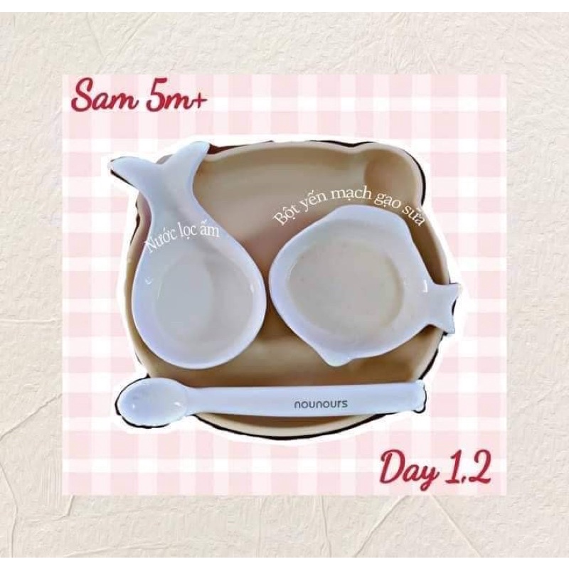 💥💥 Team Trắng-Chén/Bát sứ Ăn Dặm cho bé Màu Trắng ADKN *ADTT* BLW