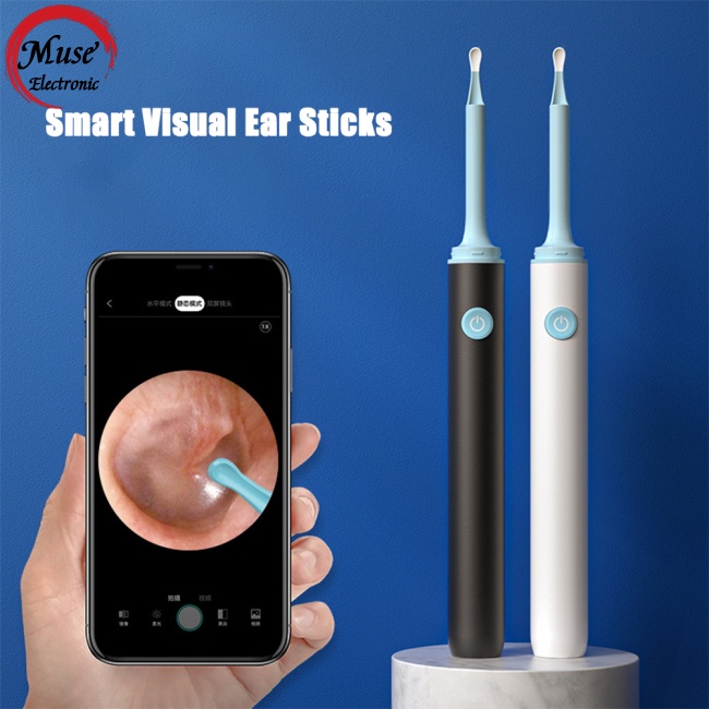 Dụng Cụ Lấy Ráy Tai Thông Minh Xoay 360 Độ Kết Nối Wifi Tiện Dụng