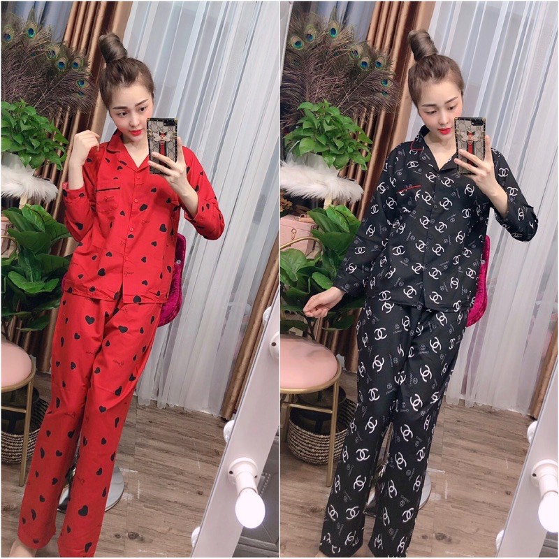 (2XL - Dưới 70kg) Đồ bộ Pijama Kate Thái Bigsize chất đẹp