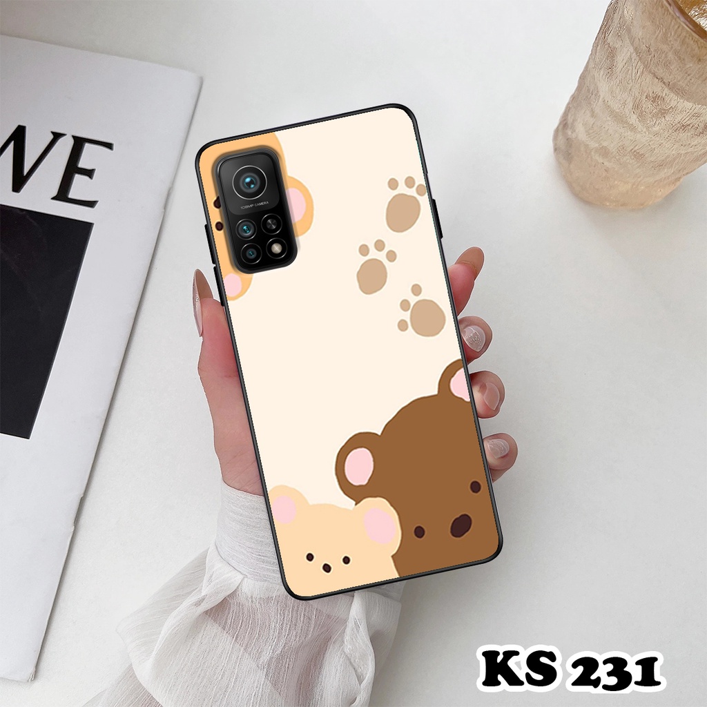 Ốp lưng Xiaomi Mi 10T 5G - Xiaomi Mi 10T Pro 5G - Ốp in hình gấu bear ngộ nghĩnh