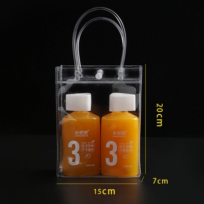 Túi Trong Suốt - Túi Xách Nhựa PVC Mua Sắm Chống Thấm Nước Bền Dẻo Duashop