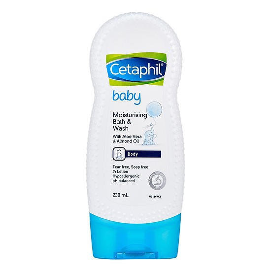 sữa tắm gội cetaphil 230ml cho bé