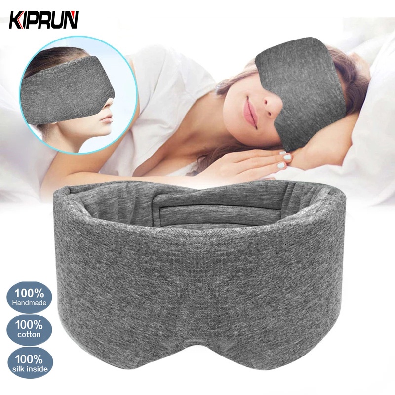 Mặt Nạ Ngủ Che Phủ Toàn Bộ Mắt Ngủ 100% Cotton Handmade Điều Chỉnh Được
