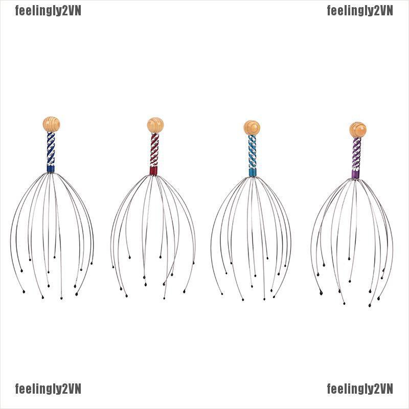 Dụng Cụ Mát Xa Da Đầu Cầm Tay Bằng Thép Không