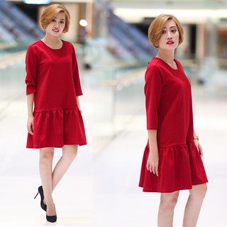 Đầm suông tay lỡ đuôi cá