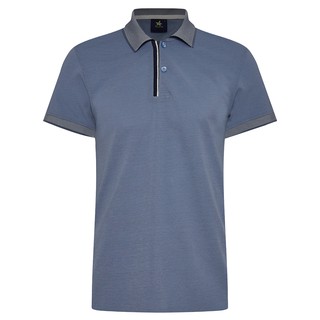 Áo thun polo nam Milvus màu xanh BRP020MBL90