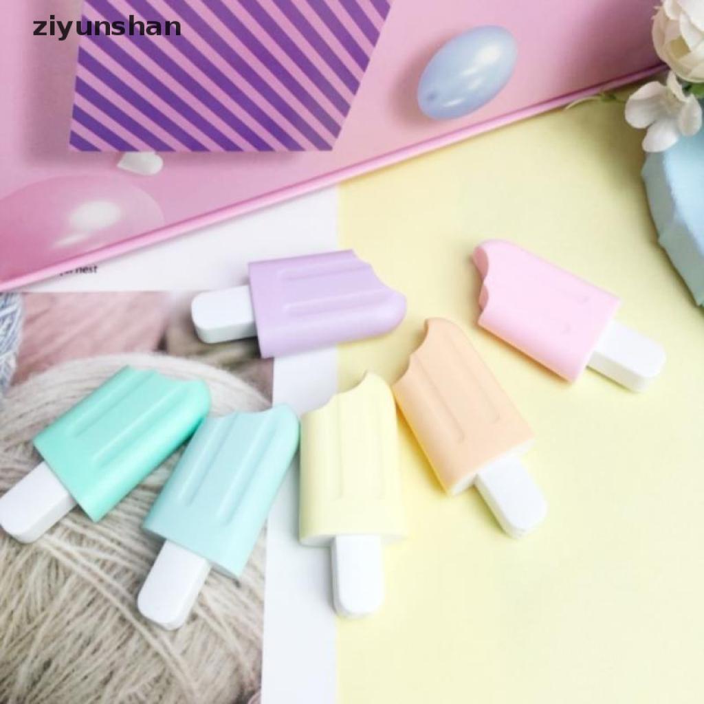 Set 6 Bút Đánh Dấu Hình Cây Kem Dễ Thương