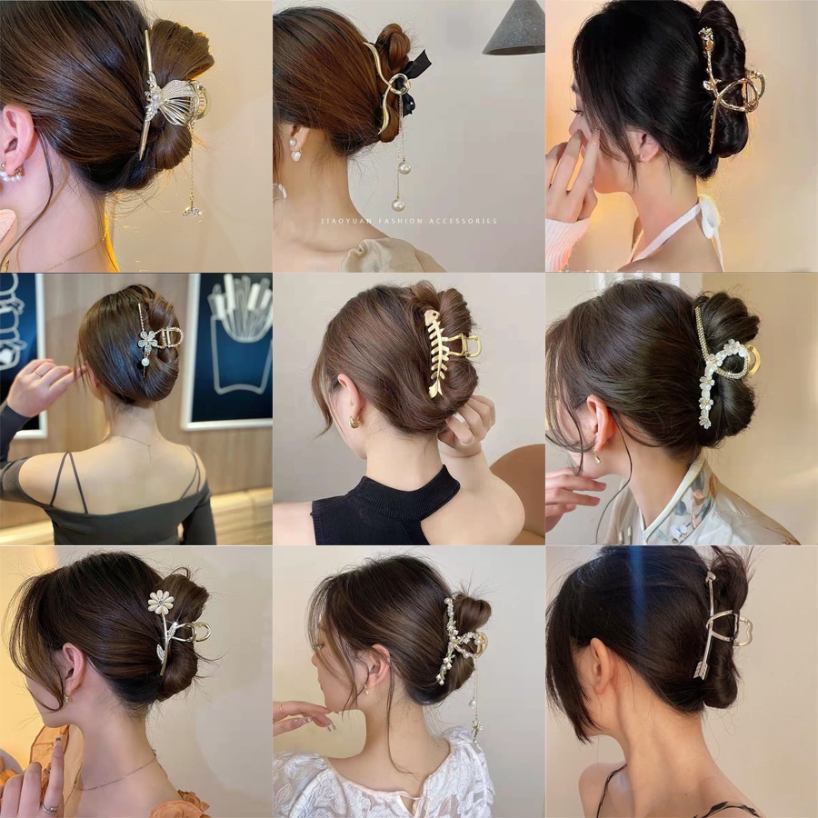 Kẹp Tóc Kim Loại Thời Trang