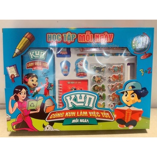 Bộ dụng Cụ Học Tập Kun 9 Món (Hàng Quà Tặng)