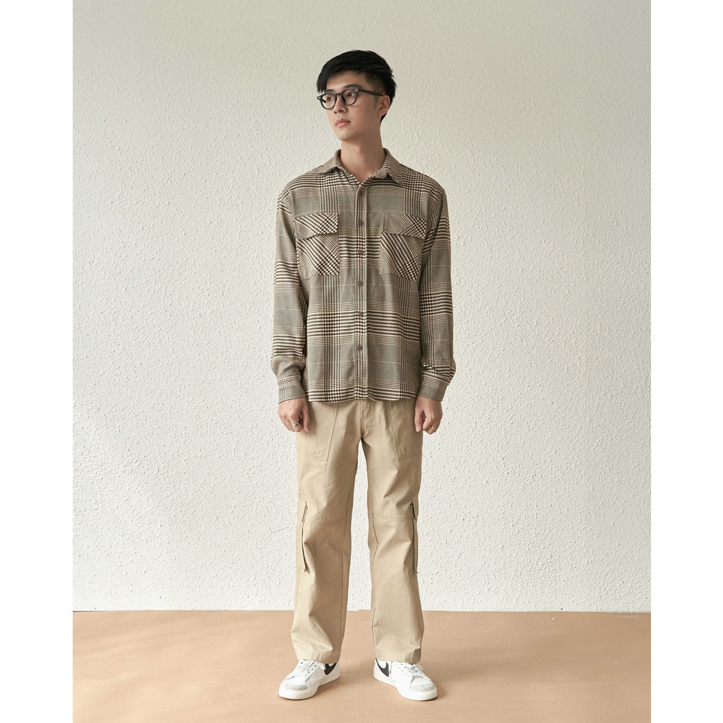 Áo sơ mi Flannel Shirt SCOTT chất dày dặn dài tay