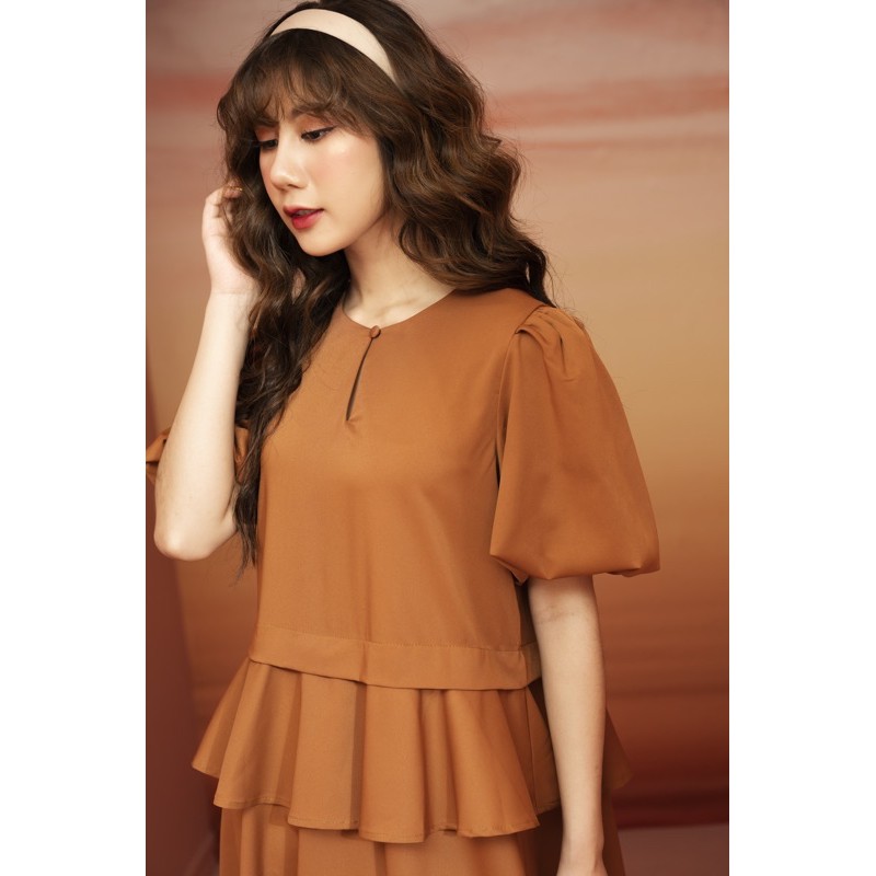 [Mã FATHANG5 giảm 10K đơn 50K] Đầm tay bồng xẻ ngực | BigBuy360 - bigbuy360.vn
