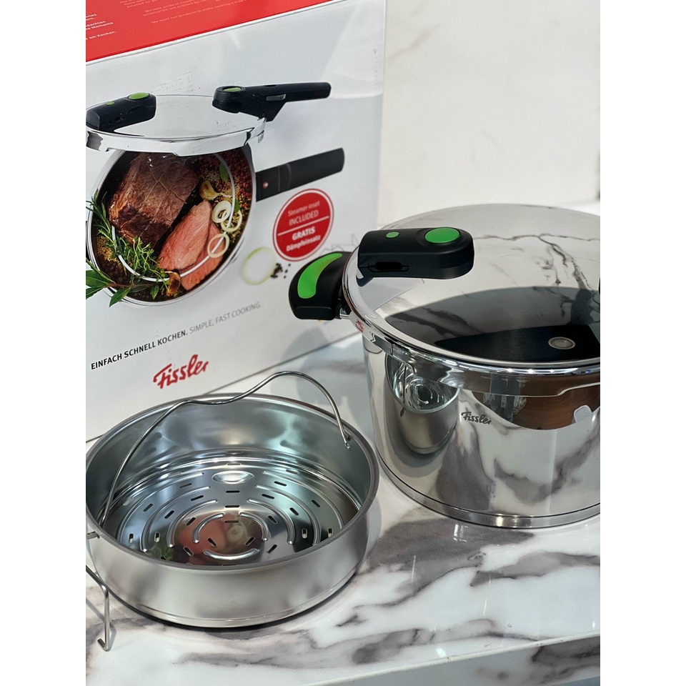 Nồi áp suất FISSLER VITAQUICK 4.5L, Nồi áp suất van xả tự động, chính hãng, Gia Dụng Mộc Dương