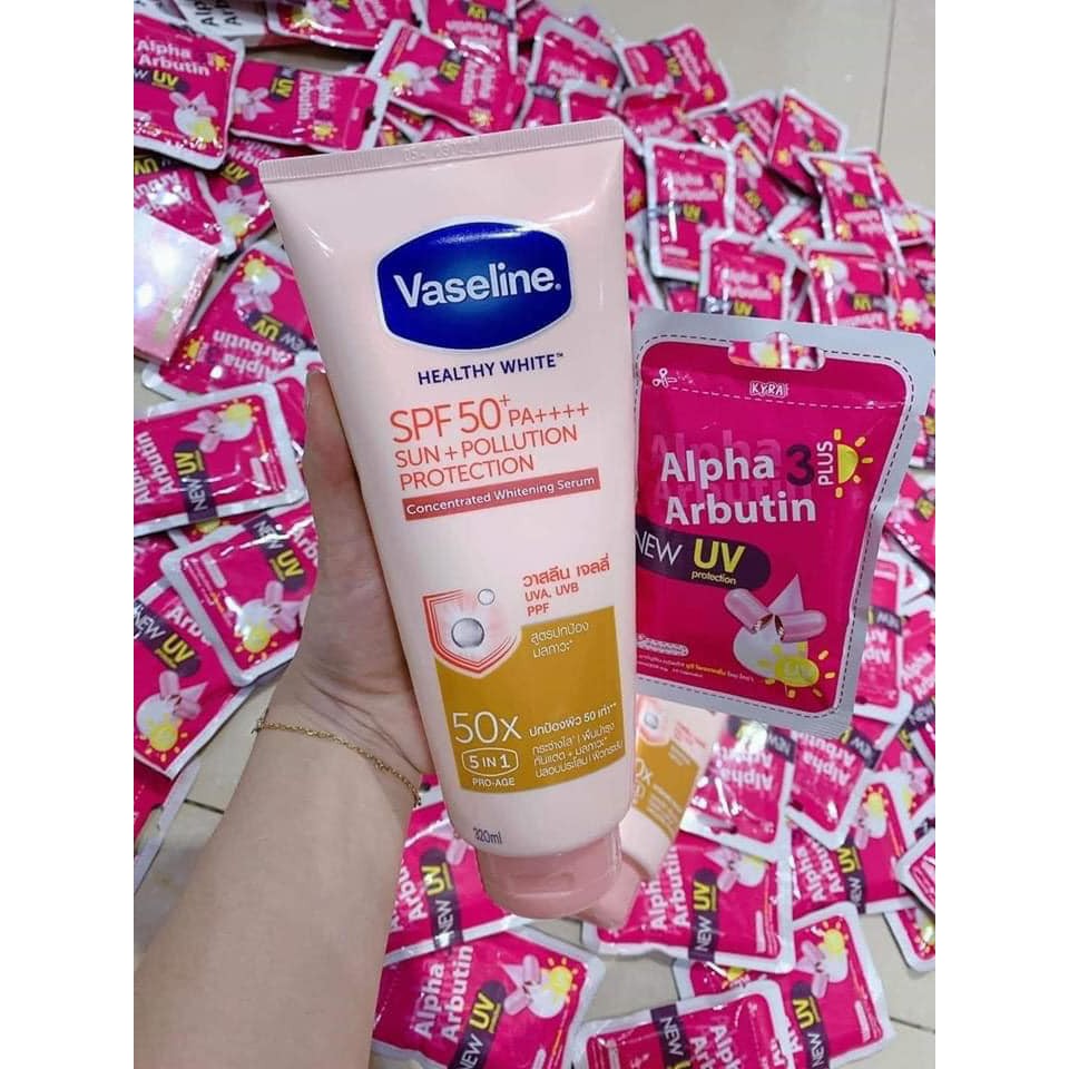 VASELINE  50x dưỡng thể trắng gấp 50 lần | BigBuy360 - bigbuy360.vn