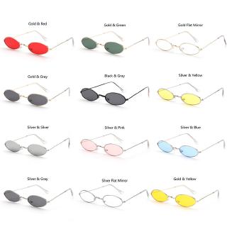 Kính Mát Gọng Oval Nhỏ Phong Cách Retro