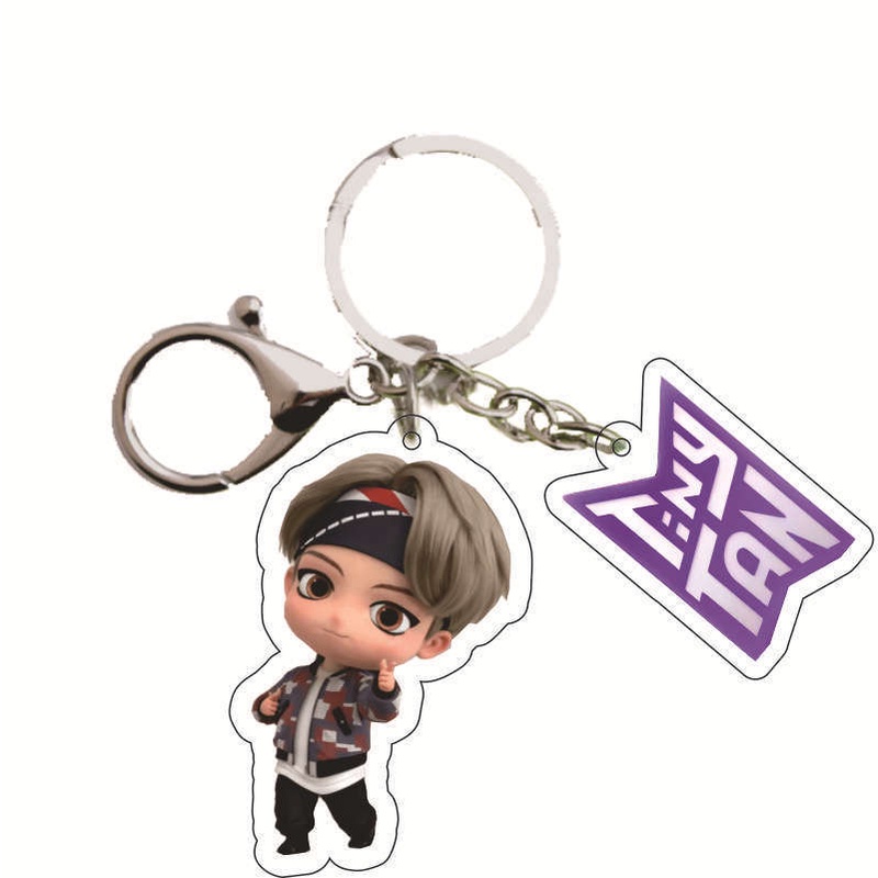 Móc khóa acrylic hình nhóm nhạc BTS- Mẫu 3