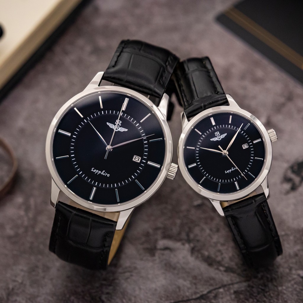 Đồng hồ nam nữ SRWATCH SG3007.4101CV & SL3007.4101CV mặt kính Sapphire Chống Trầy Ch