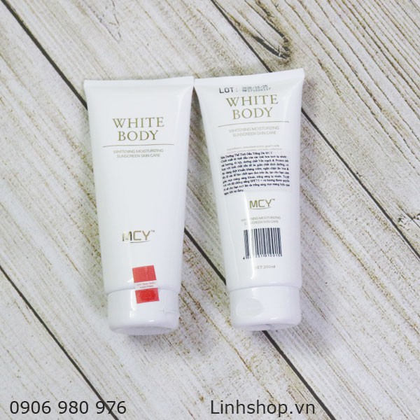 Kem White body MCY makeup trắng da chống nắng hoàn hảo (hàng có tem)