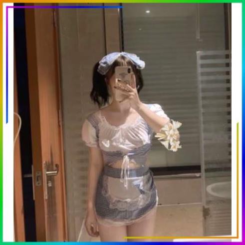 Bộ Đồ Ngủ Cosplay Sexy Nàng Lọ Lem Chăm Chỉ, Váy Ngủ Cosplay Hầu Gái Đủ Phụ Kiện Mã HGX | BigBuy360 - bigbuy360.vn