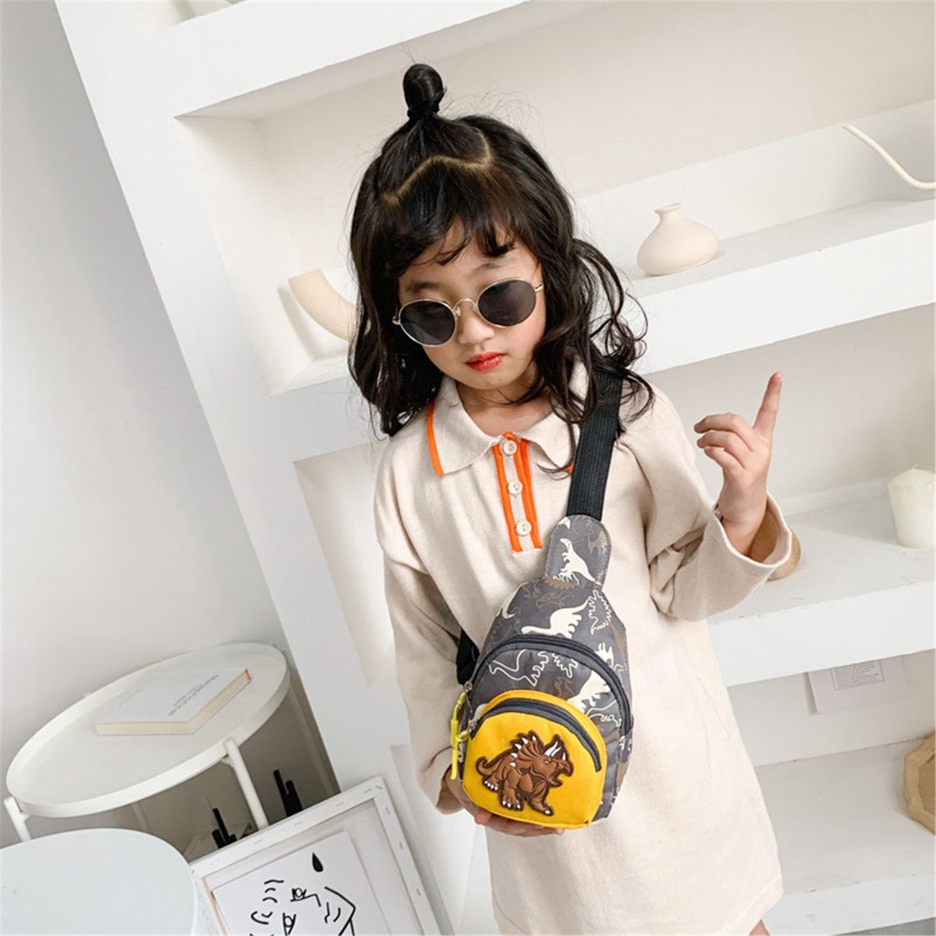 UPSTOP Túi đeo vai hình khủng long dễ thương tiện lợi đi du lịch Ba Lô cho bé