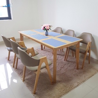 (Hàng Xuất Khẩu) Bộ bàn ăn 4 ghế và 6 ghế