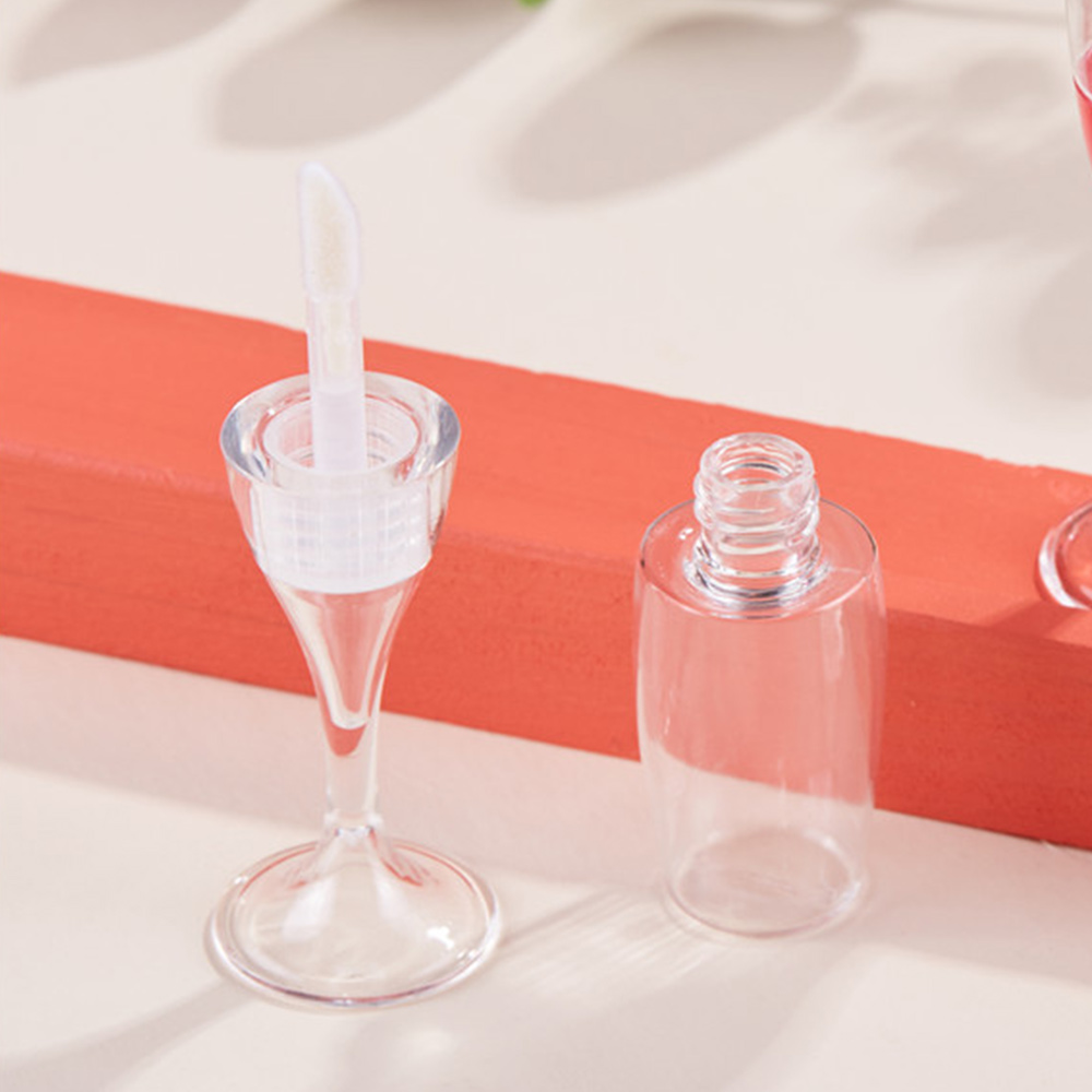 (hàng Mới Về) Set 5 Ống Đựng Son Dưỡng Môi Hình Chai Rượu Vang 8ml