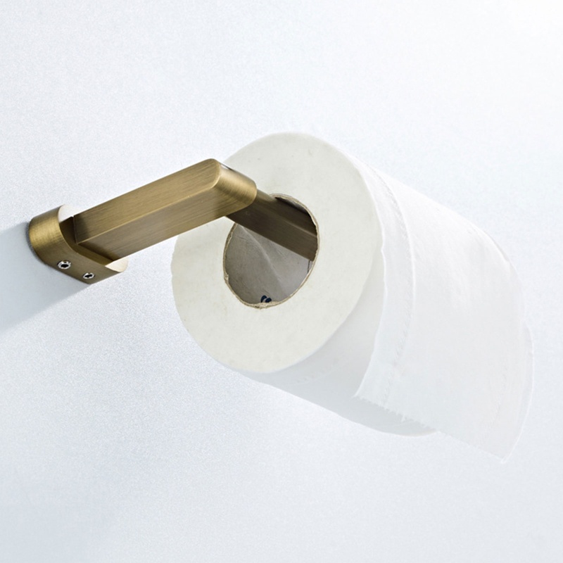 QQ Giá Đỡ Cuộn Khăn Giấy Vệ Sinh Bằng Đồng Thau Thiết Kế Đơn Giản Tiện Dụng Cho