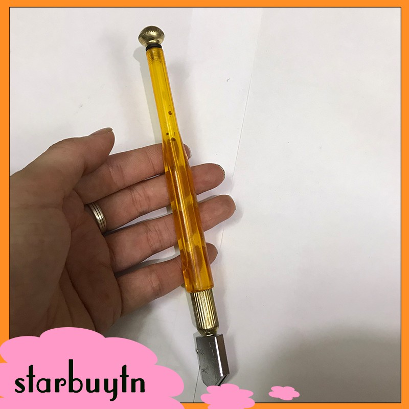 Bút cắt kính, gạch men cầm tay thân vàng