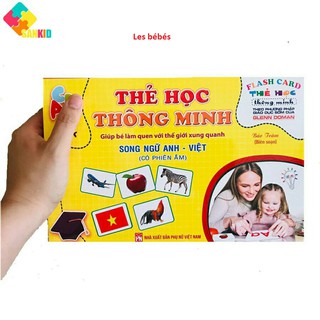 THẺ HỌC THÔNG MINH 18 CHỦ ĐỀ SONG NGỮ ANH CHO BÉ TỪ 0-6 TUỔI