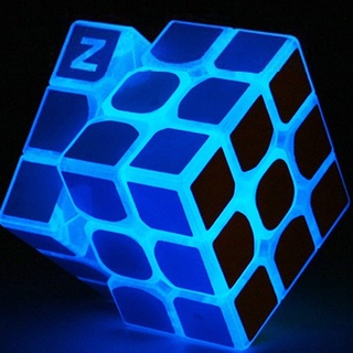 Rubik Dạ Quang Xanh Dương 3x3 Zcube - Rubik Phát Sáng Trong Bóng Tối (Rubik 3x3x3)