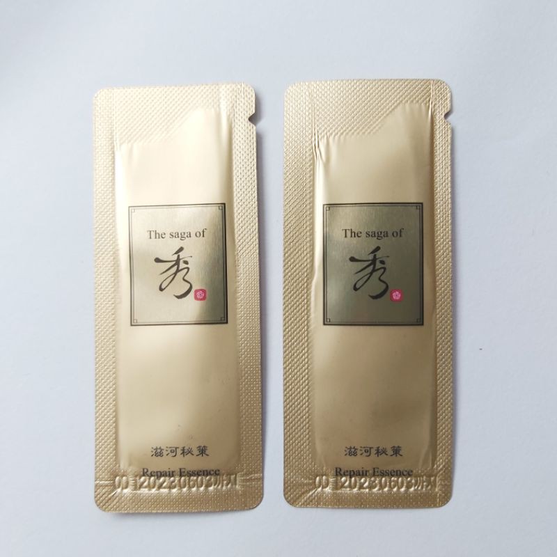 Gói sample tinh chất tái sinh chống lão hóa dưỡng da trắng mịn hồng hào – Repair Essence The Saga Of Xiu 1ml