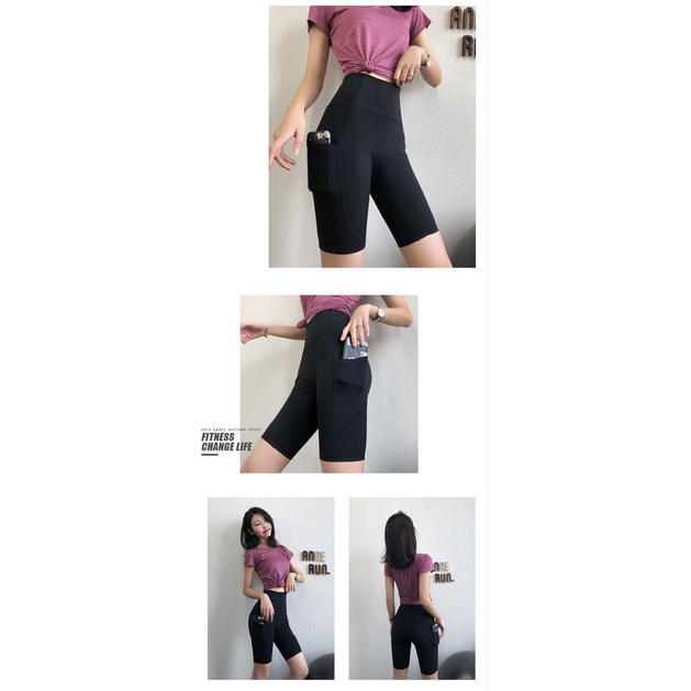 Quần Short Thể Thao Nữ Chất Liệu Thông Thoáng Nhanh Khô