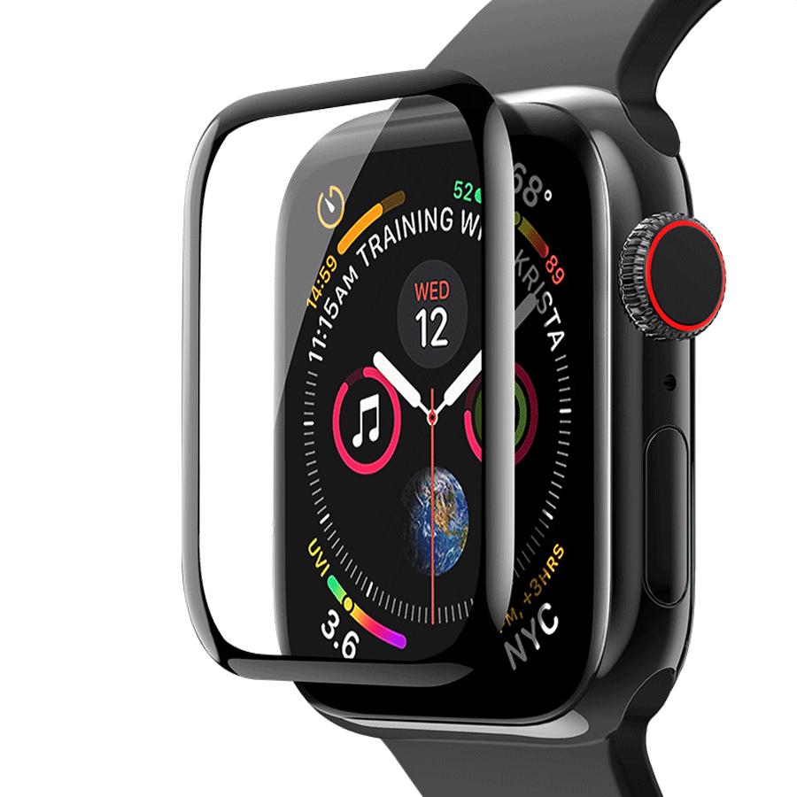 Xumu For Apple Watch 6 5 4 3 2 1 38mm 42mm 40mm 44mm iwatch Full Coverage Glue Tempered Glass Scratch Proof Film