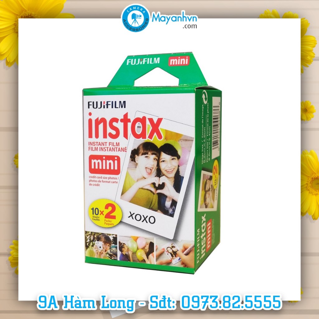 Film Instax Mini (10 tấm) - Giấy in ảnh lấy ngay Fujifilm Instax - Chính hãng