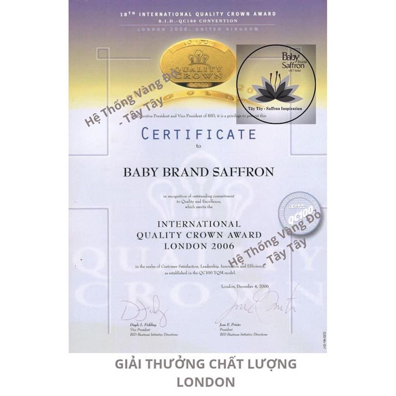 Saffron nhuỵ hoa nghệ tây BABY SAFFRON Ấn Độ chính hãng, hộp 1gr | BigBuy360 - bigbuy360.vn