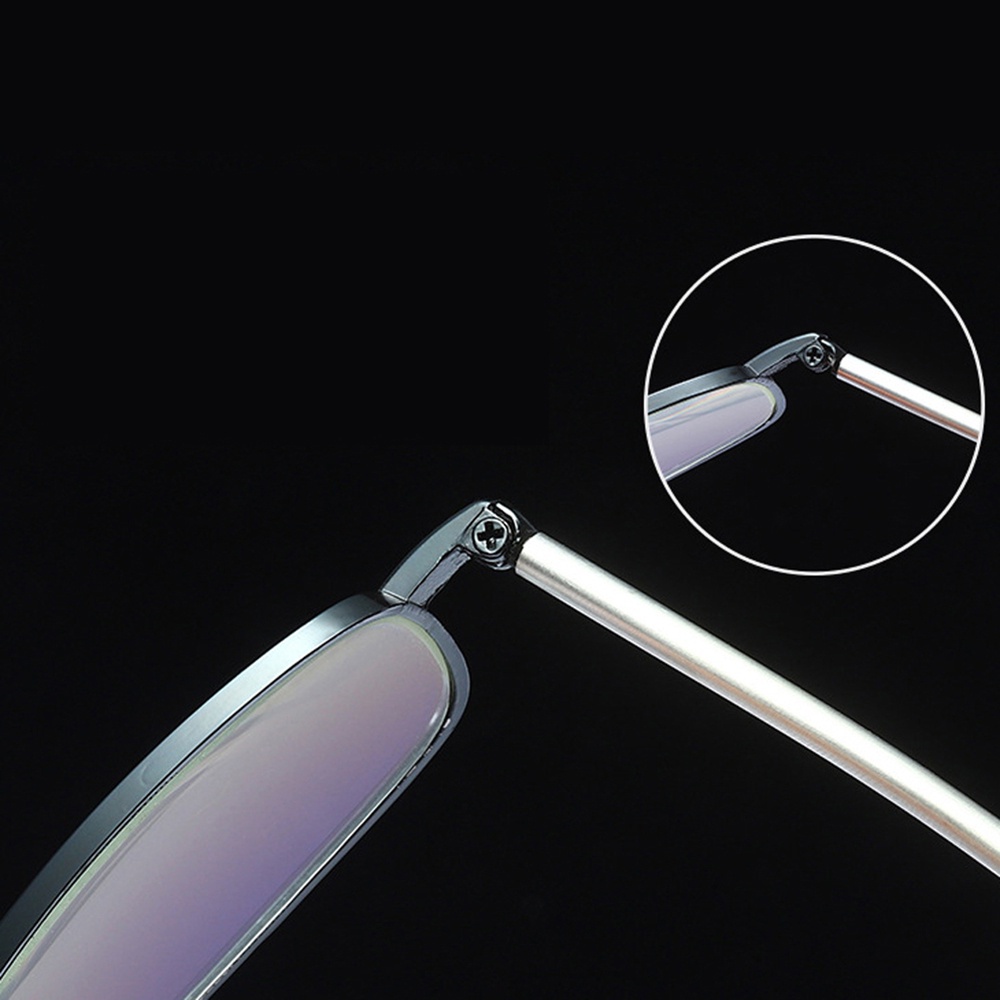 Kính đọc sách gọng kim loại gấp gọn + 1.0 + 1.5 + 2.0 + 2.5 + 3.0 + 3.5 + 4.0 nhiều màu lựa chọn thời trang