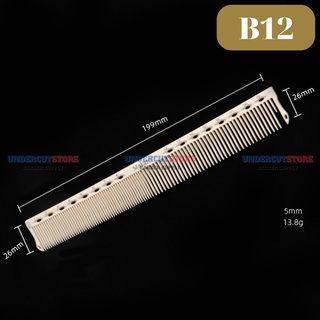 Lược MAKARO Cắt Tóc Nam Cao Cấp - Trắng