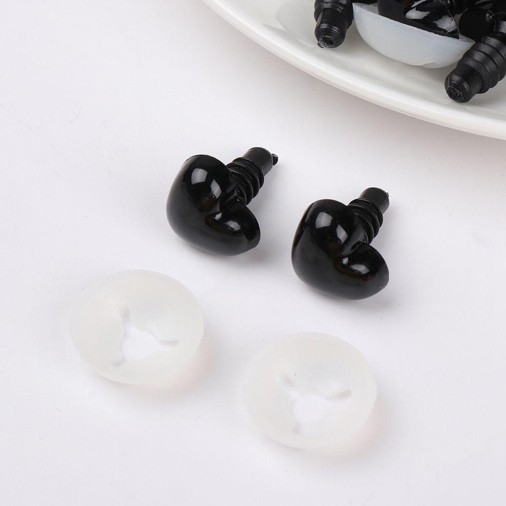 Set 1 / 5 Cặp Mắt Nhựa Hình Trái Tim DIY Trang Trí Nhà Búp Bê