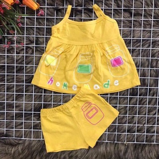 Bộ carter bánh bèo bé gái